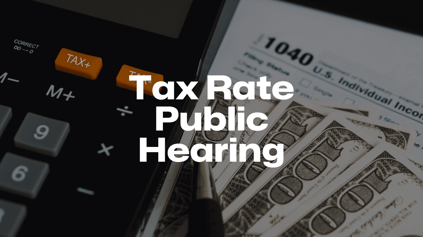 Tax Rate Hearing